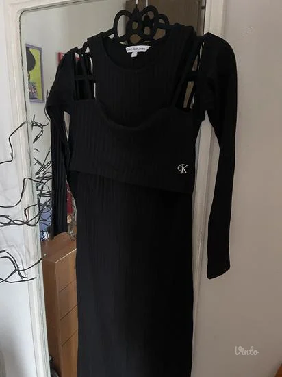 Calvin Klein crna haljina NOVO