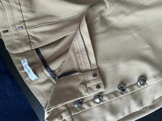 MANGO pantalone visoki struk