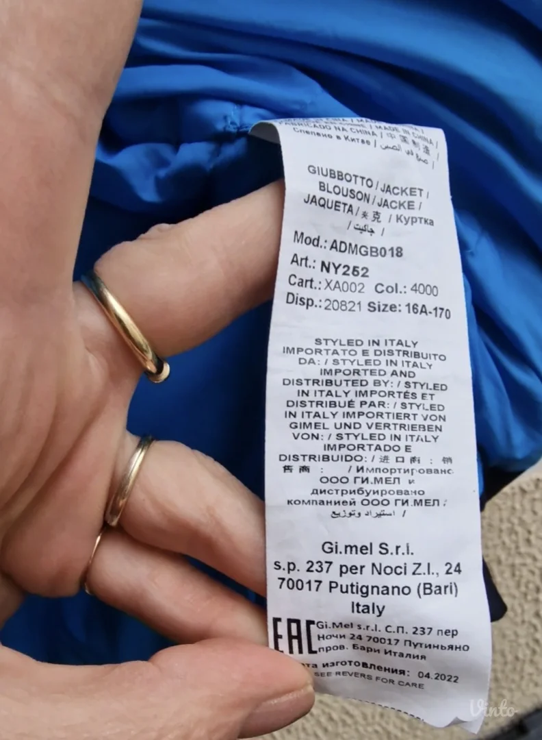 Italijanska jakna ADD XS - S original