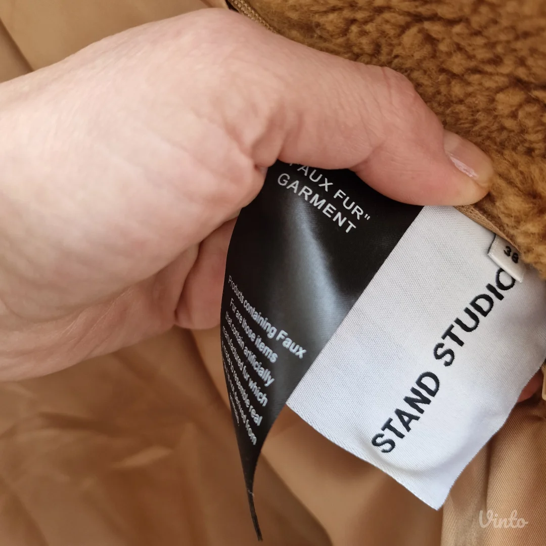 Bunda kaput sa vunom Stand Studio 38 oversaze original