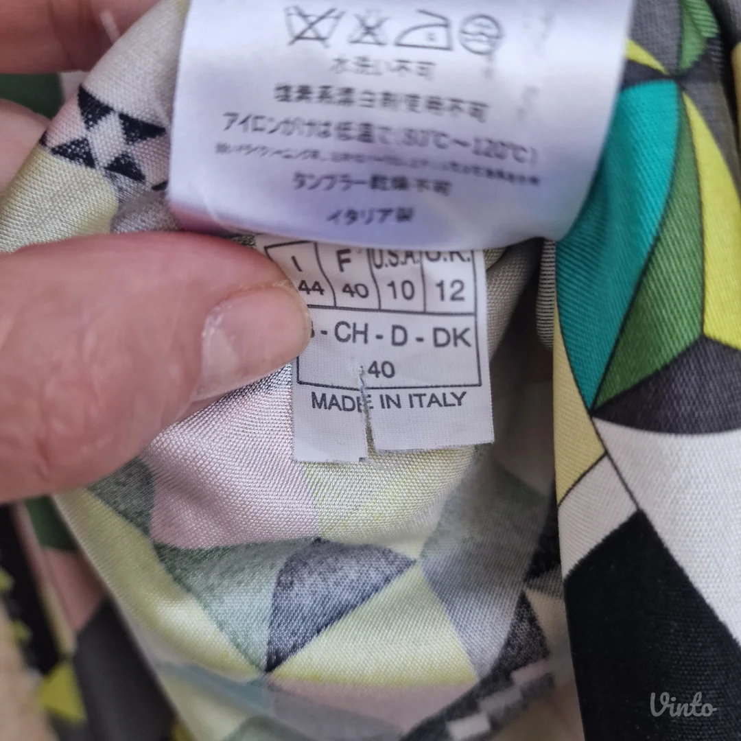 Svilena bluza rolka Emilio Pucci 40 original