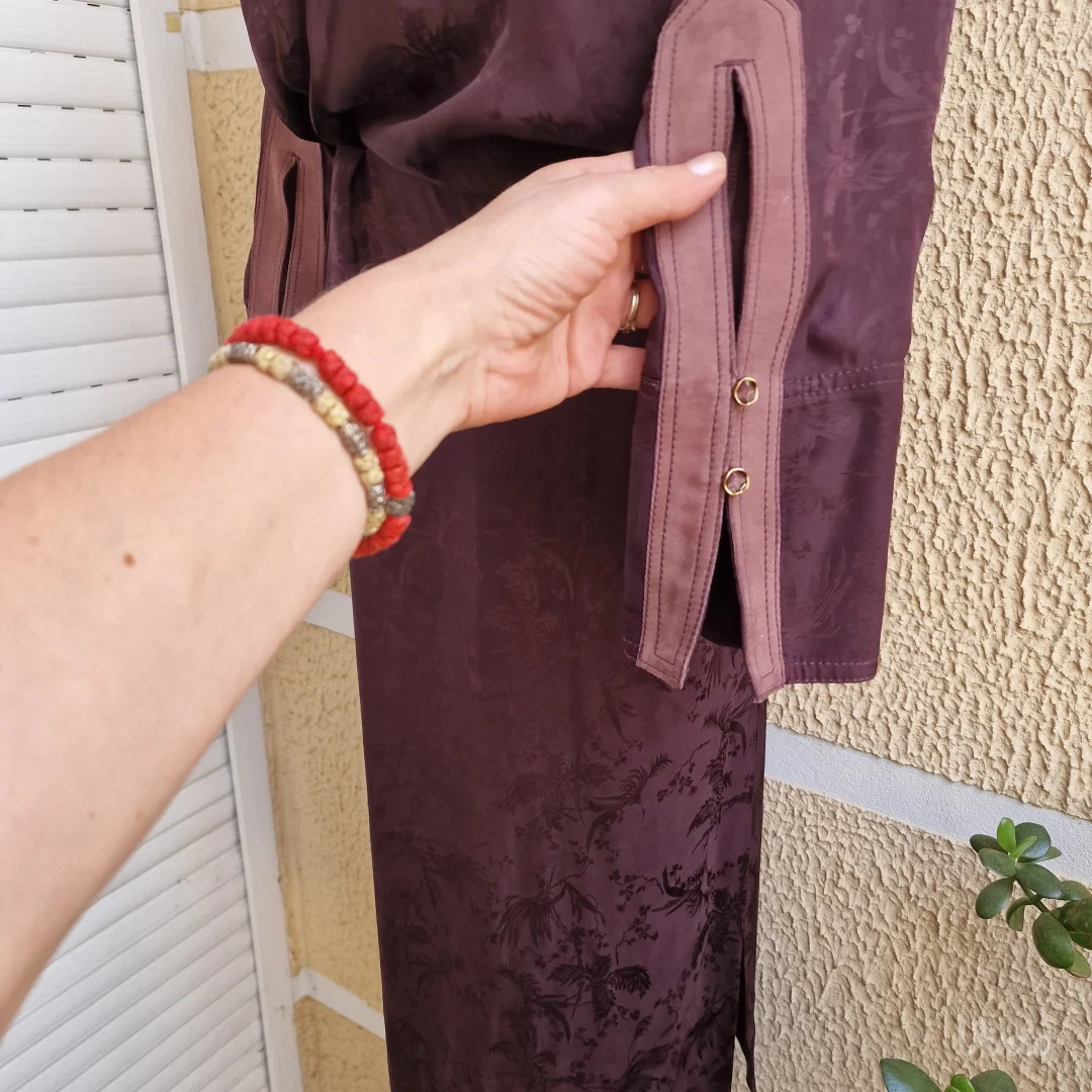 Duga haljina u japanskom stilu Zara XS-S Novo