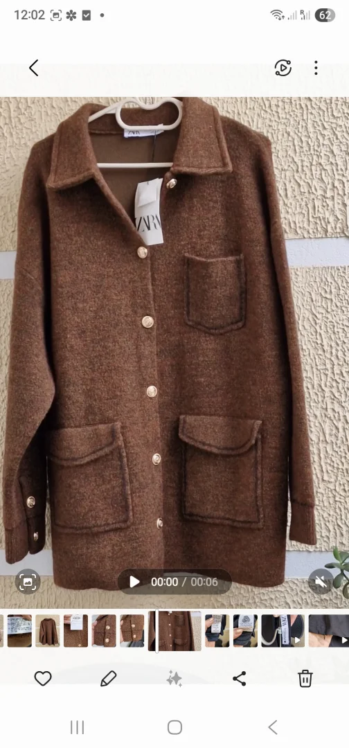 Kardigan Zara M-L Novo oversaze