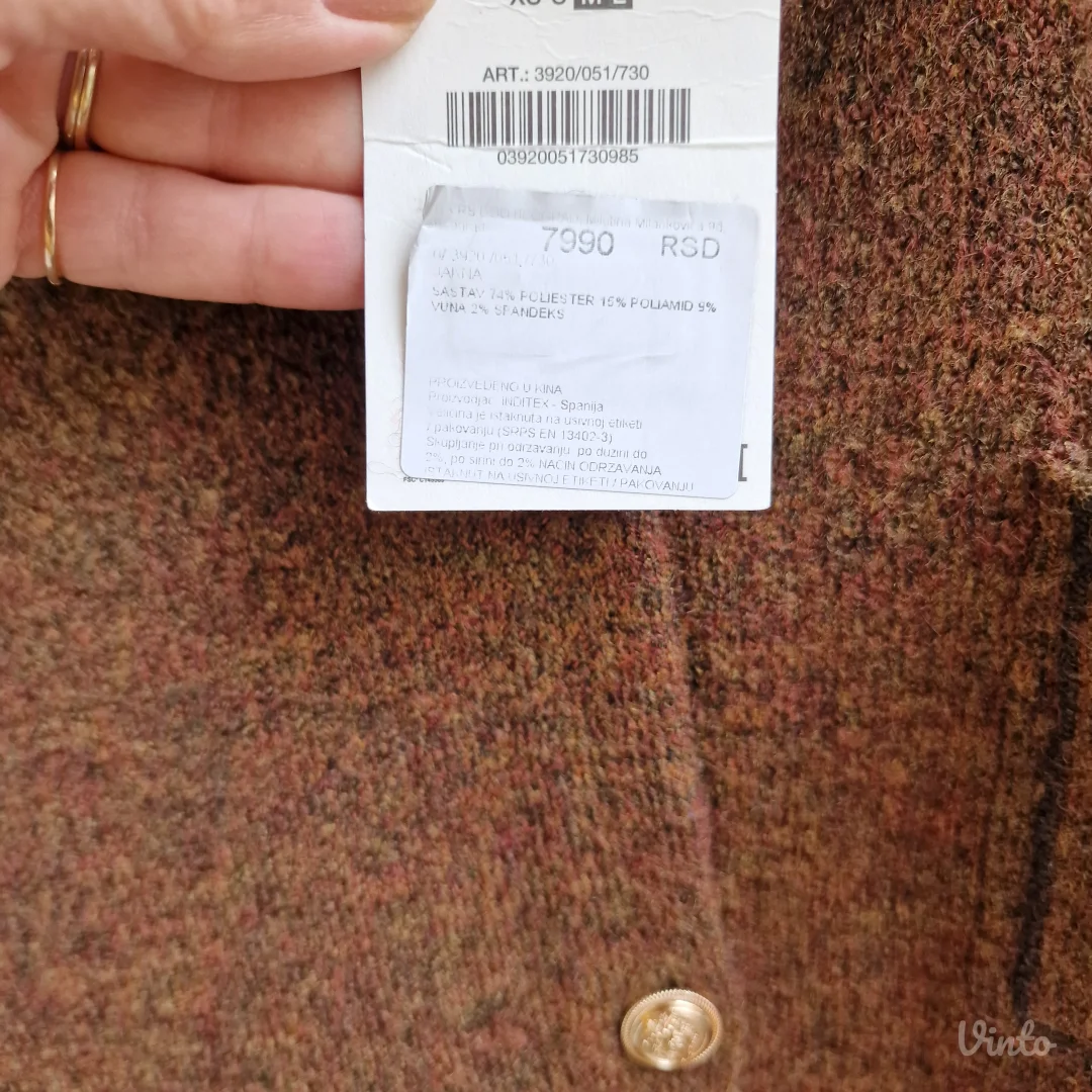 Kardigan Zara M-L Novo oversaze