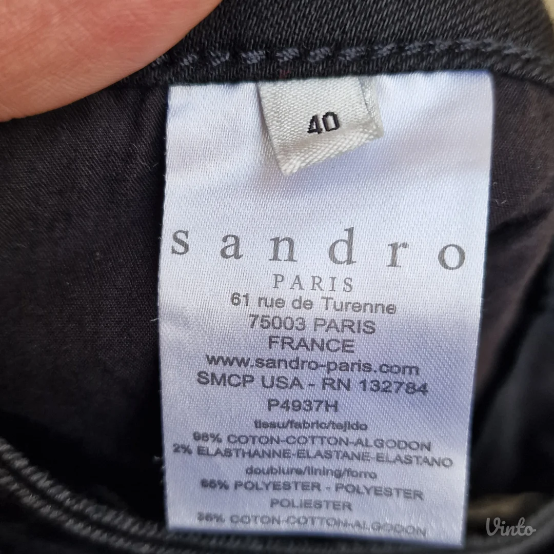 Farmerke skinny Sandro 38-40 original