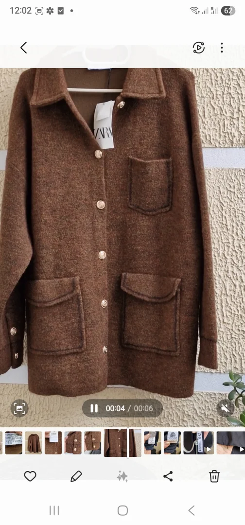 Kardigan Zara M-L Novo oversaze