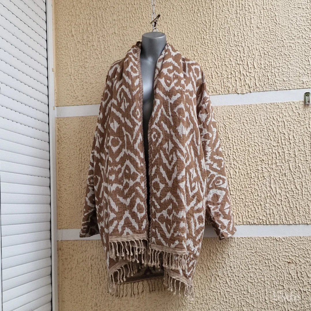 Švajcarski vuneni kardigan RuVédique onesaize