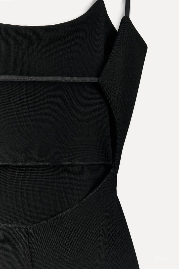 NOVO Crna midi Zara haljina 50th Anniversary L-XL