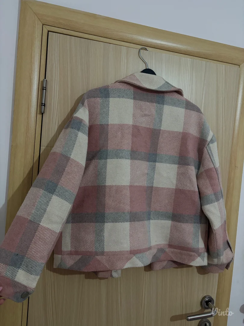 Oversized karirana jaknica