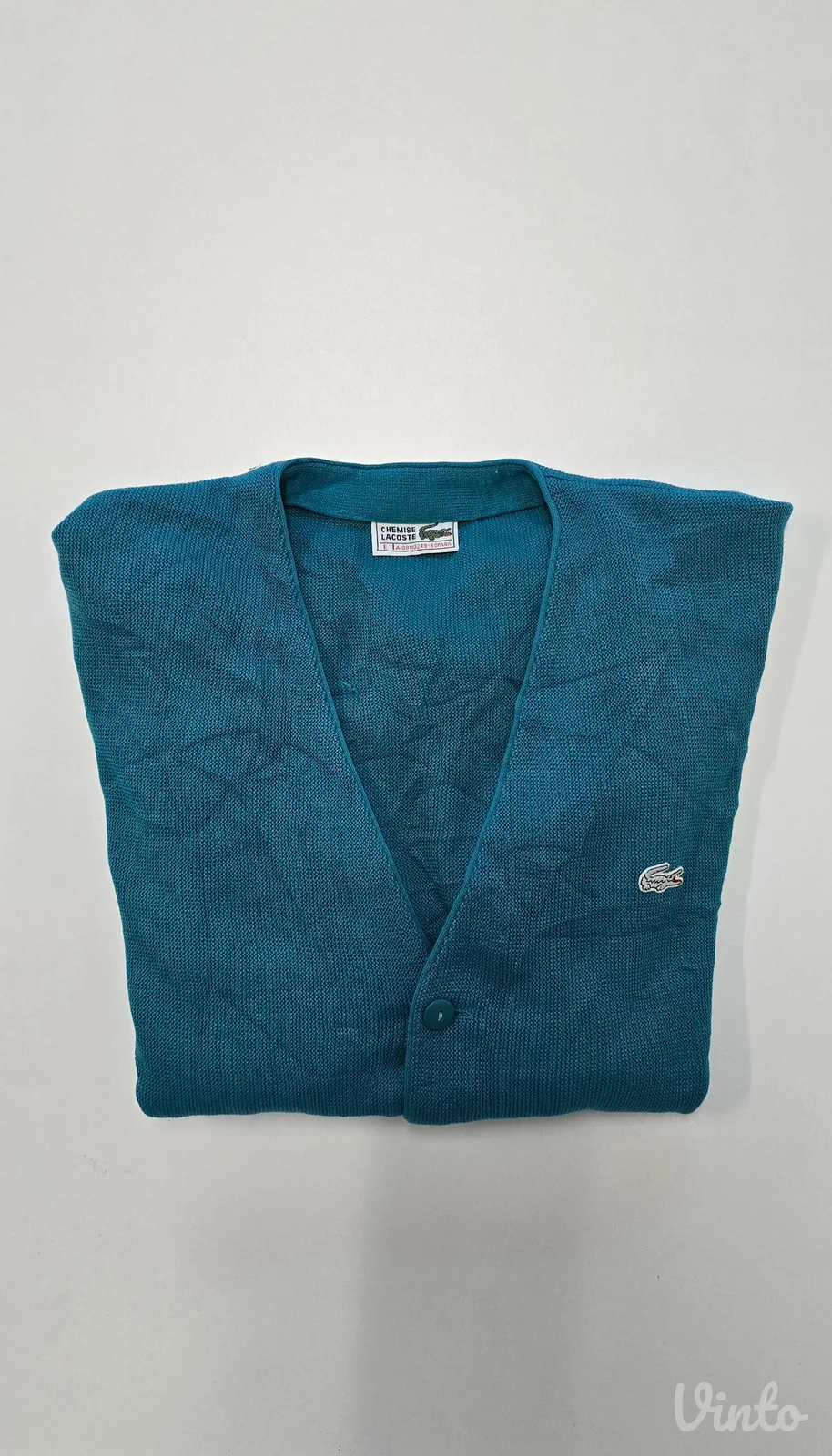 Chemise Lacoste vintage kardigan — E (L/XL)