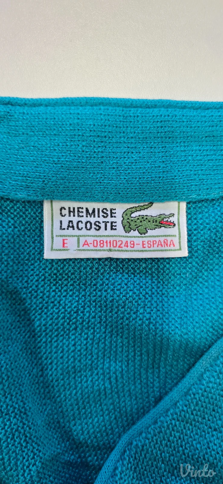 Chemise Lacoste vintage kardigan — E (L/XL)