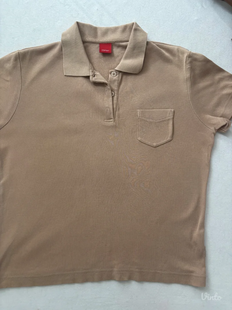 Esprit ženska polo majica – Camel / Bež – Odlično stanje