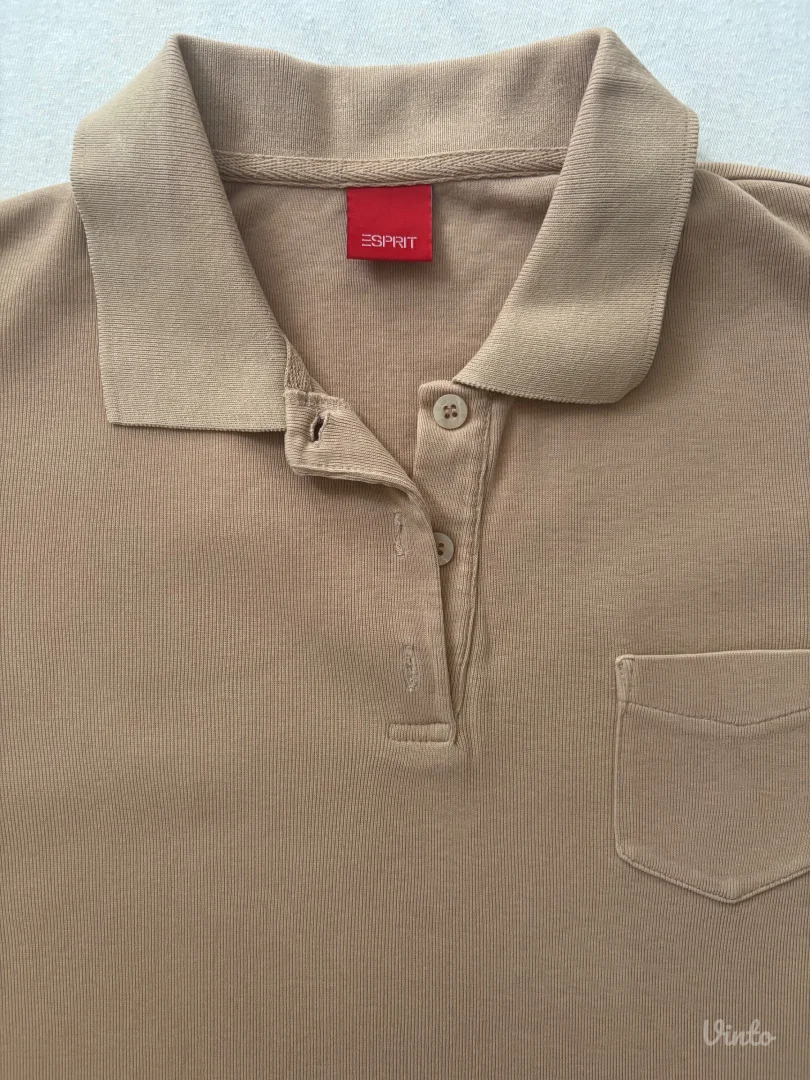 Esprit ženska polo majica – Camel / Bež – Odlično stanje