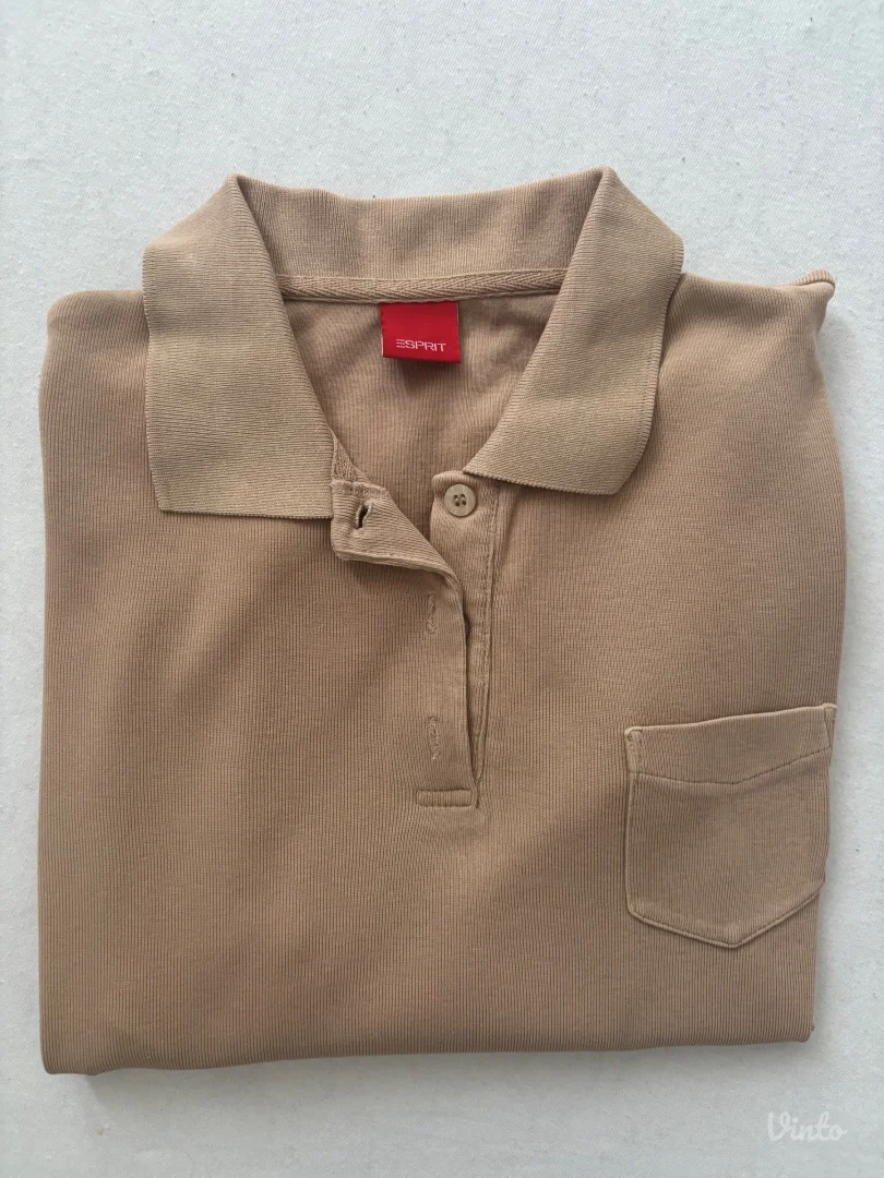 Esprit ženska polo majica – Camel / Bež – Odlično stanje