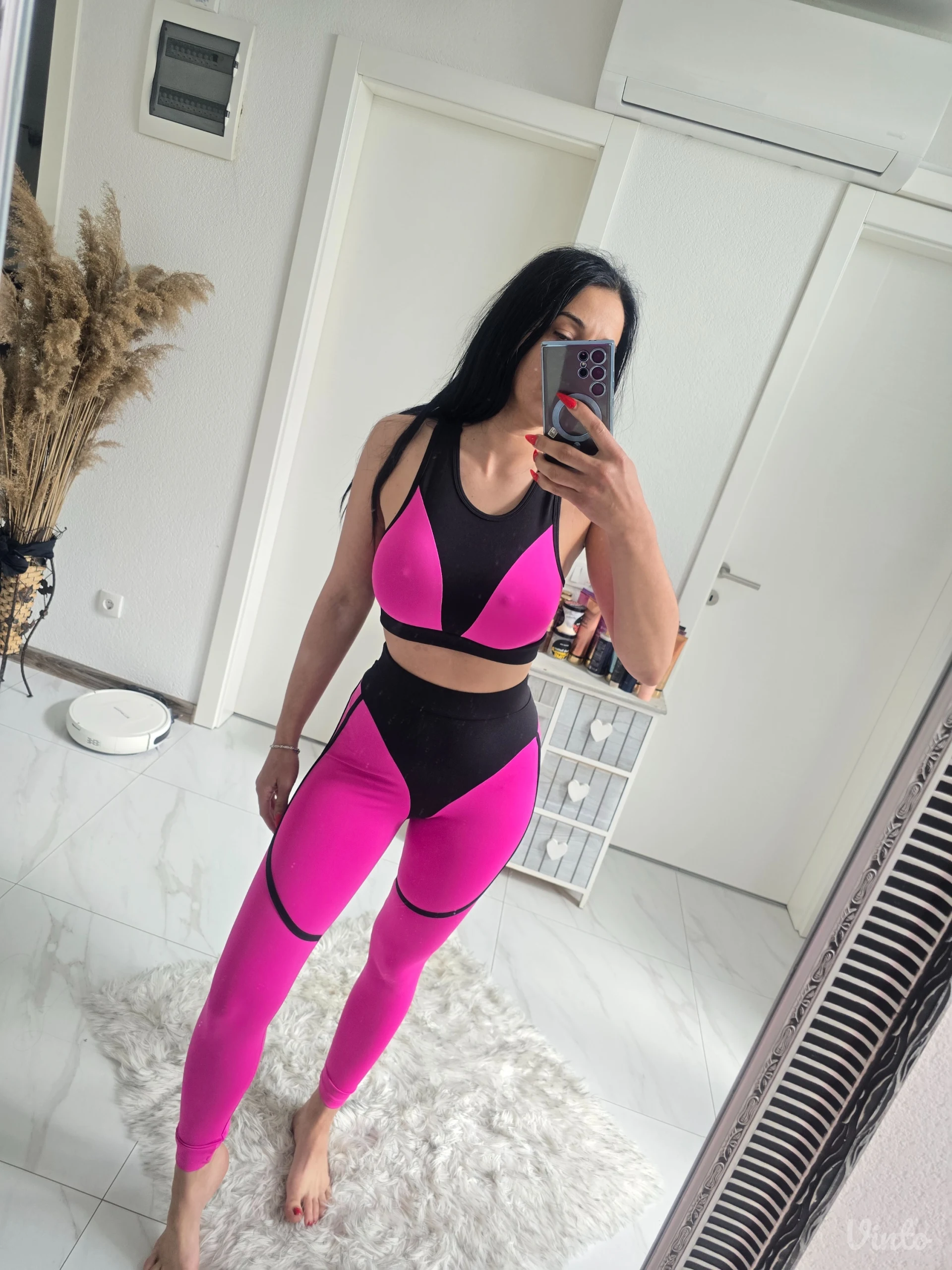 Set crop top i helanke