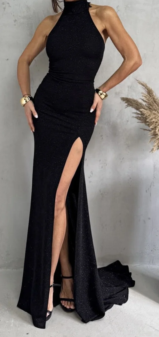 Blondy elegantna duga haljina, jednom nosena