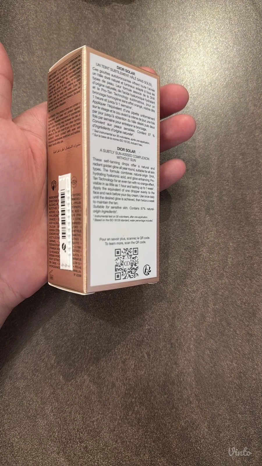 Dior Solar self tanning drops