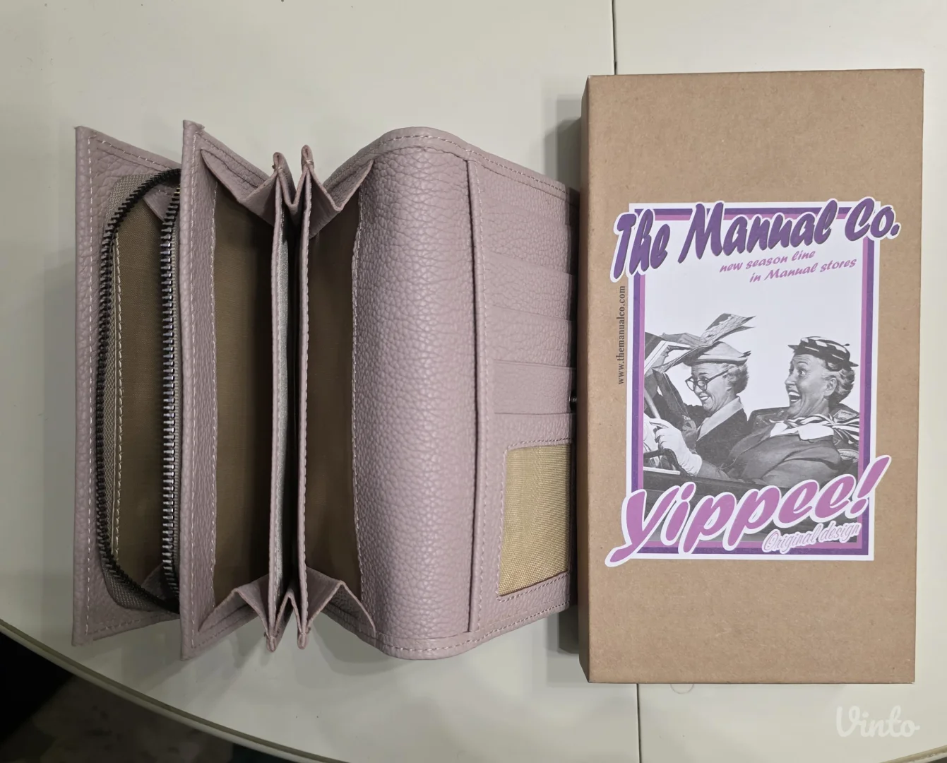 Novčanik The Manual Co. NOVO! Roze lavanda