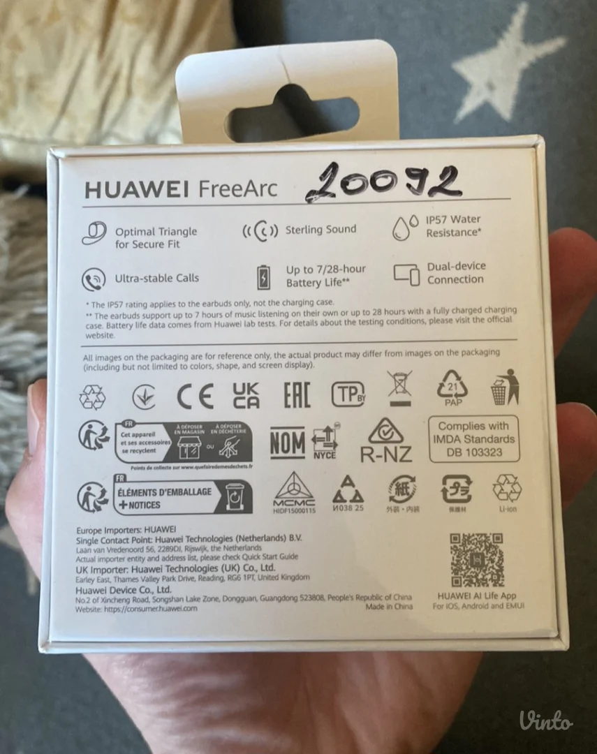 Huawei Bežične slušalice FreeArc - Grey