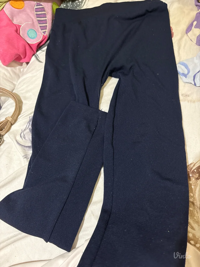 Tamno plave zimske helanke