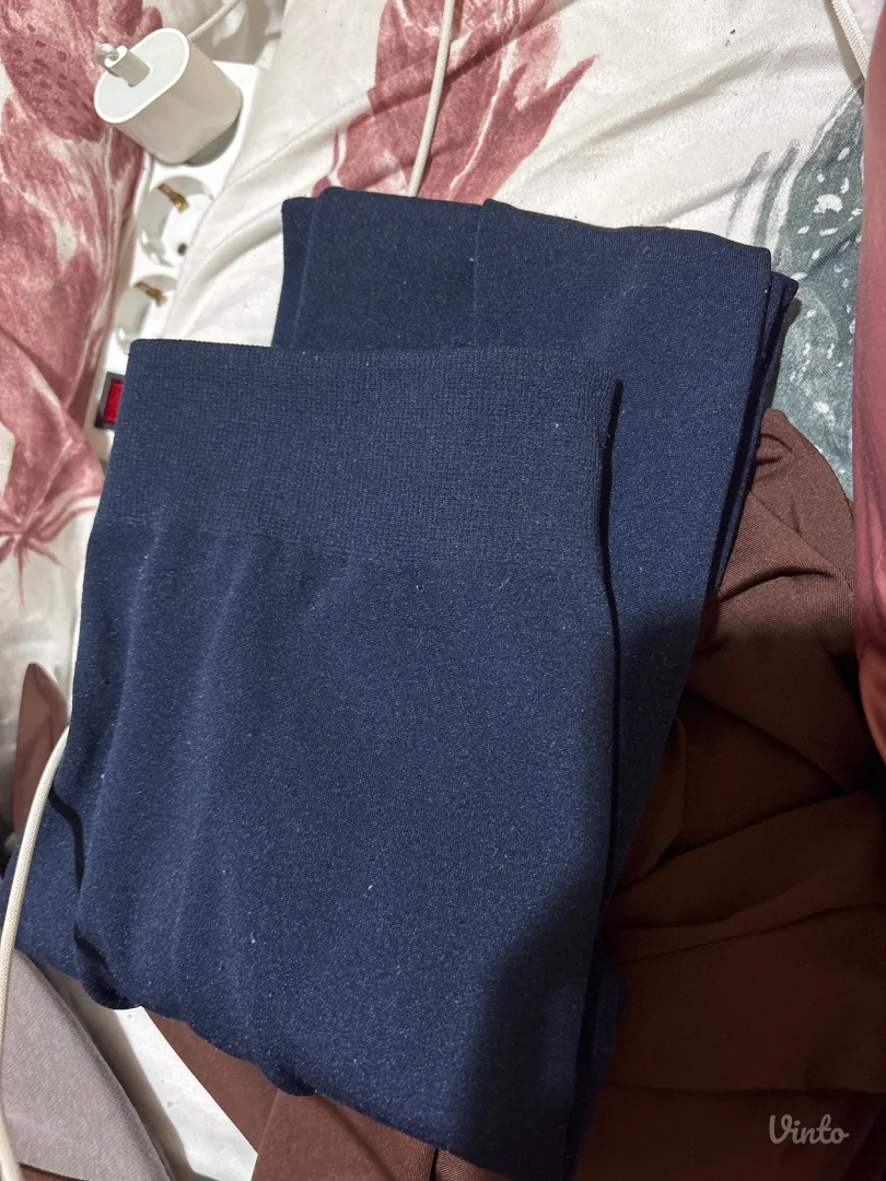 Tamno plave zimske helanke