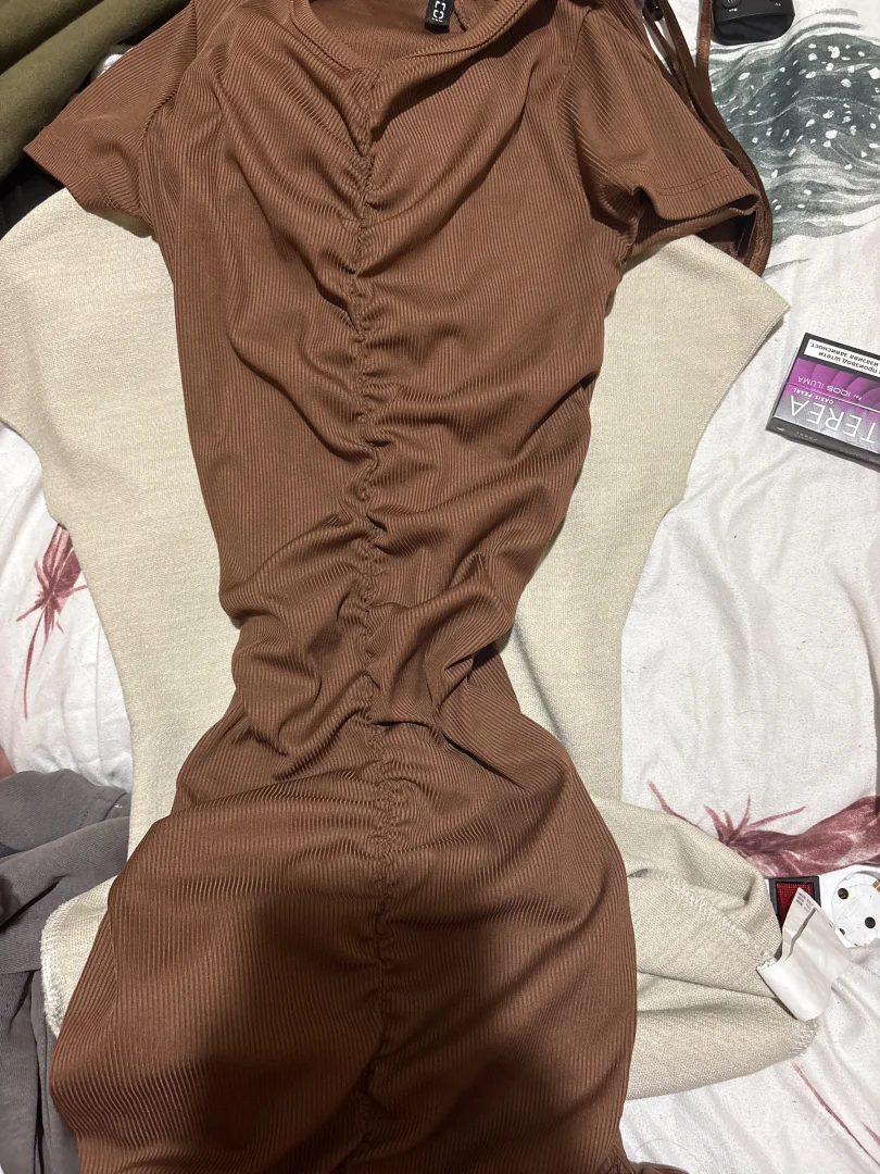 Hm braon uska haljina