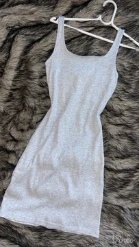 Uska siva haljina H&M