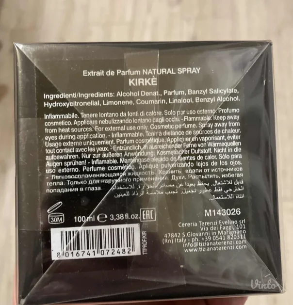 Tiziana Terenzi Kirke 100ml parfum original