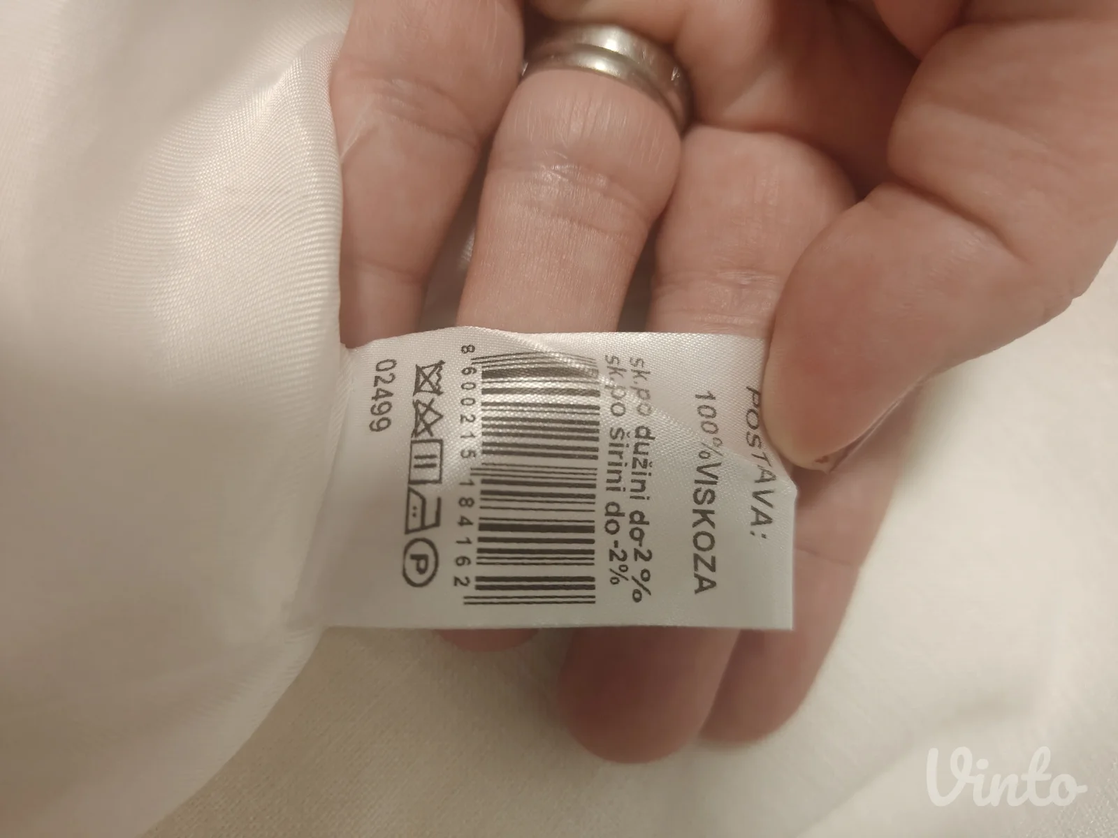 Mona bela mantil haljina od lana