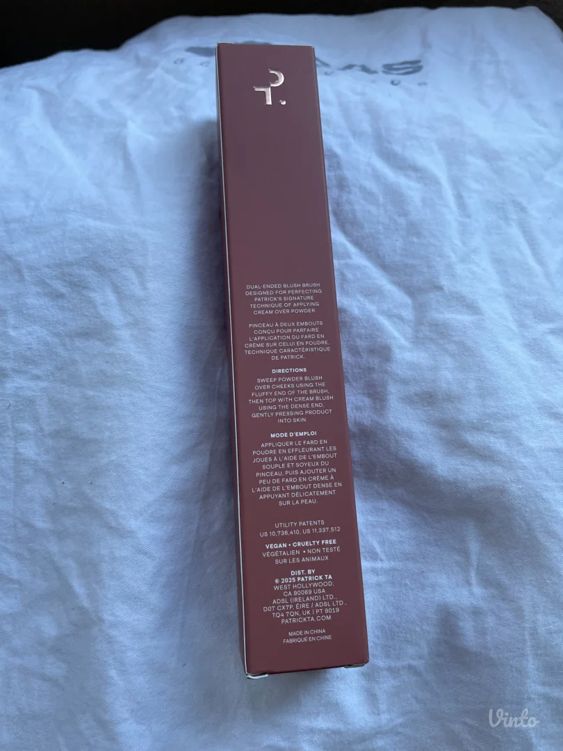 PATRICK TA Dual Ended Precision Blush Brush