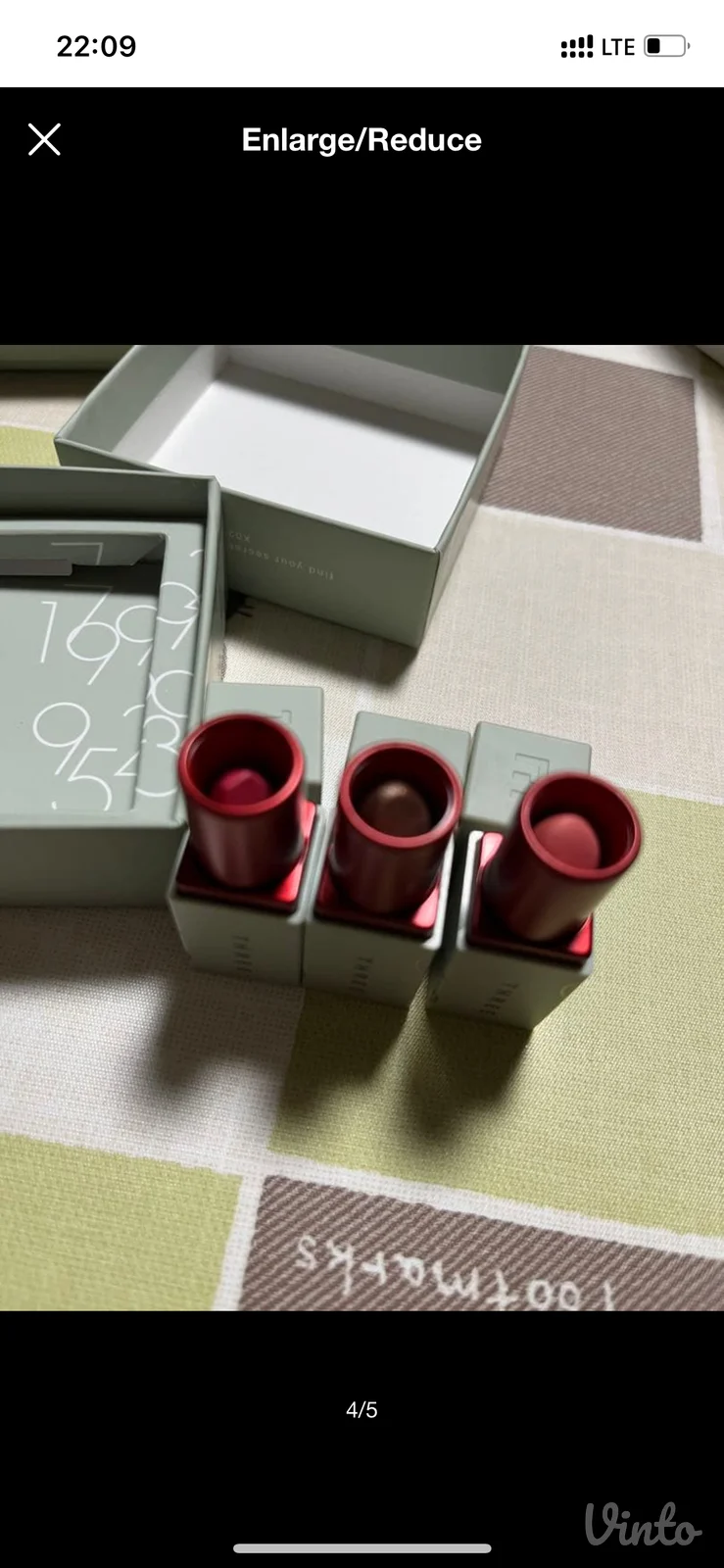 THREE cosmetics box od tri lipsticka