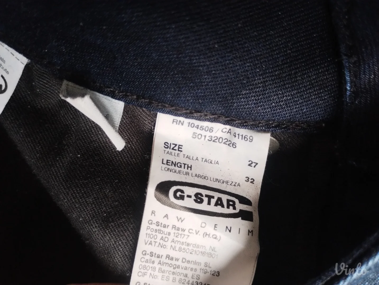 G-star farke Tamni Teksas