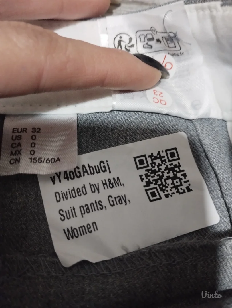 Hm pantalone Top novo