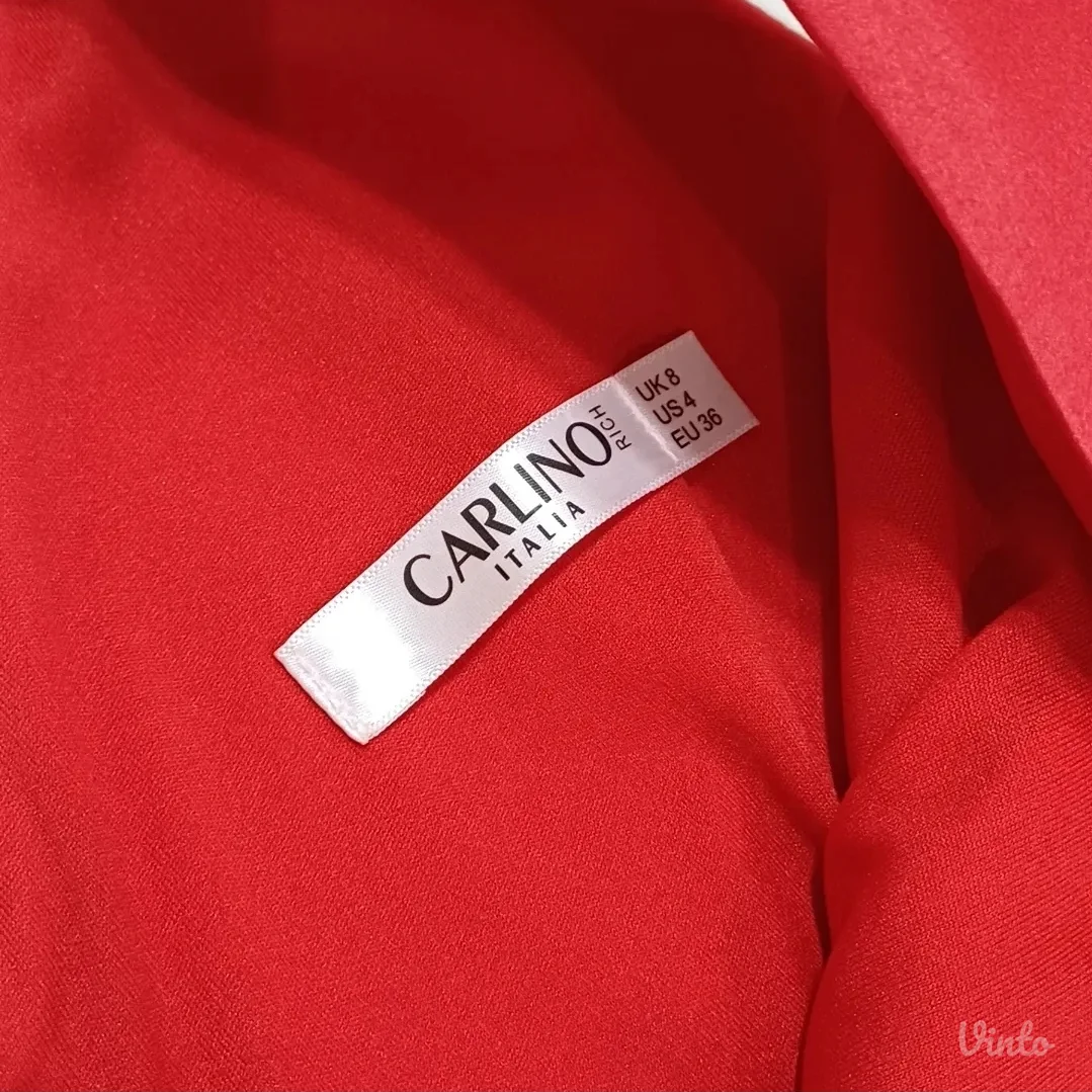 svecana crvena haljina