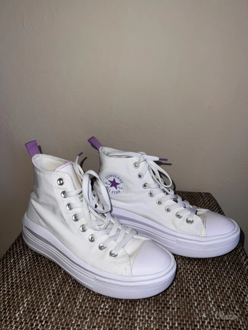 Converse duboke patike bele