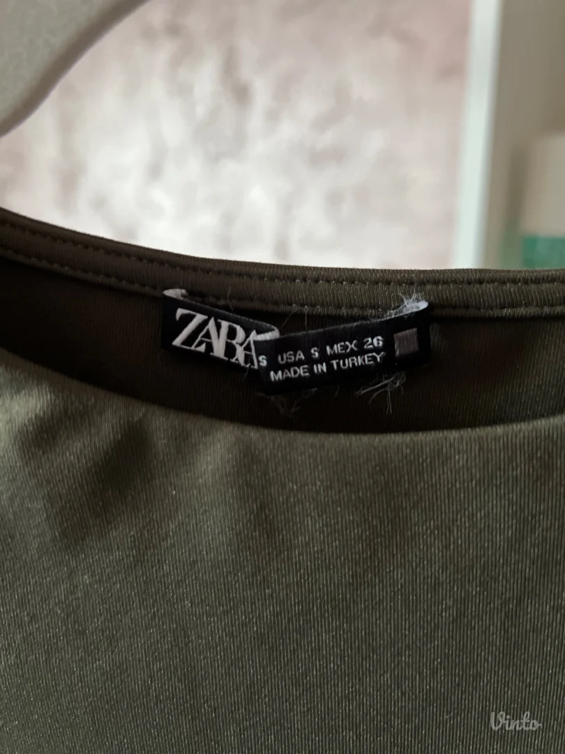 Zara maslinasto zeleni bodi