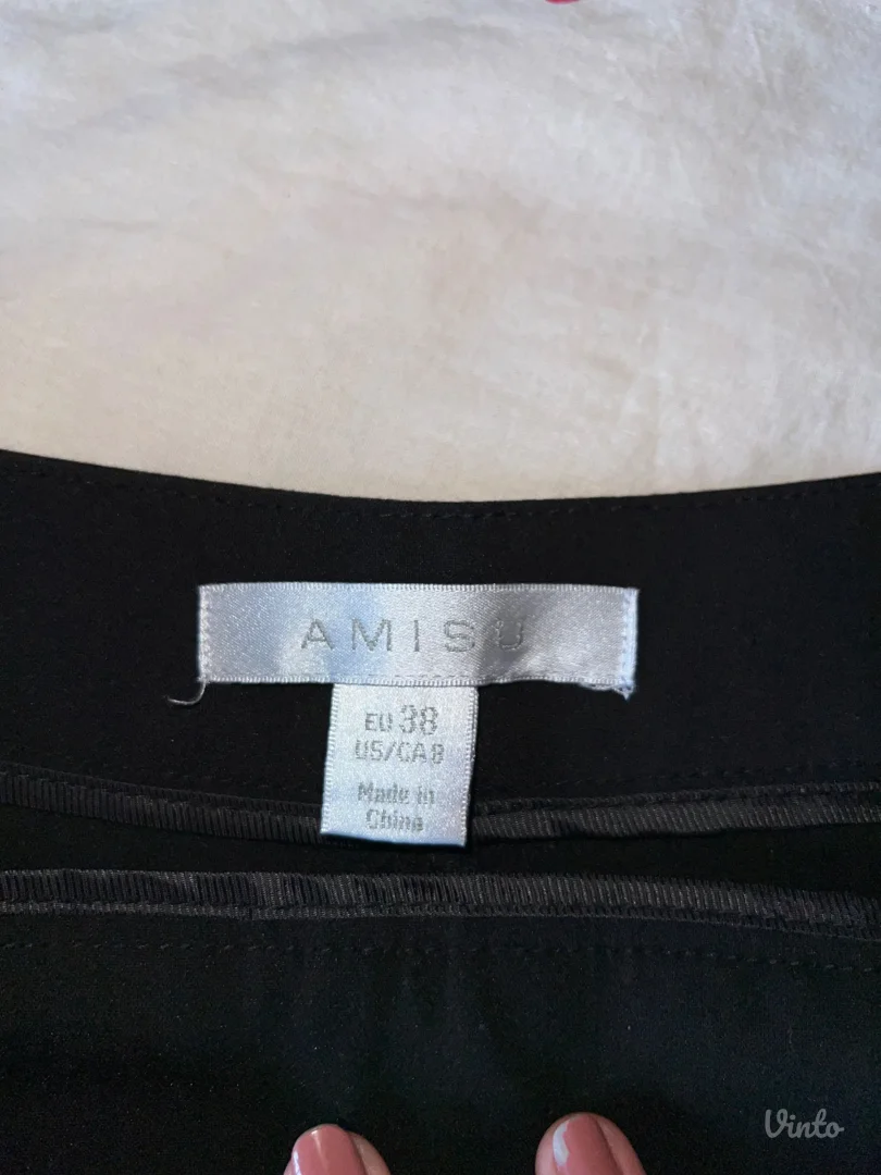 Amisu suknja-sorts crna