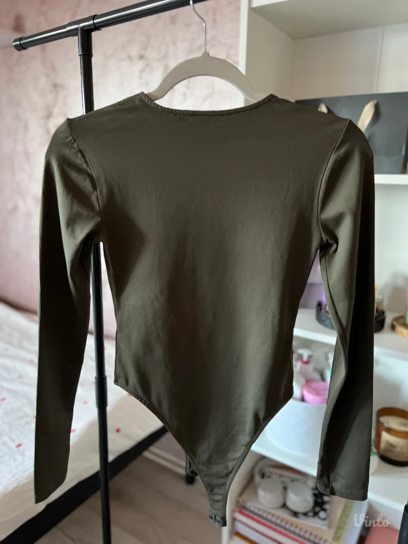 Zara maslinasto zeleni bodi