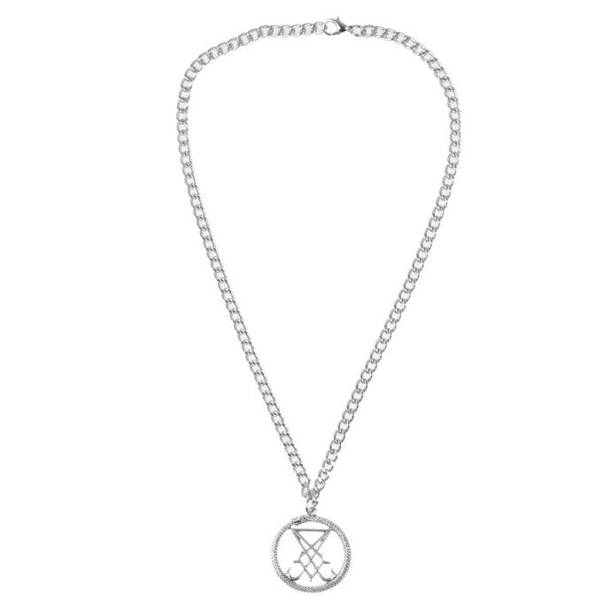 Falon - Sigil of Lucifer srebrna ogrlica