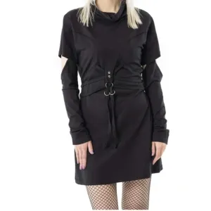 Chemical Black - Ženska goth haljina