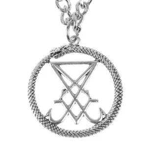 Falon - Sigil of Lucifer srebrna ogrlica