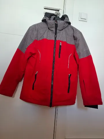 Decija ski jakna McKinley 152 / 12 godina - crveno siva