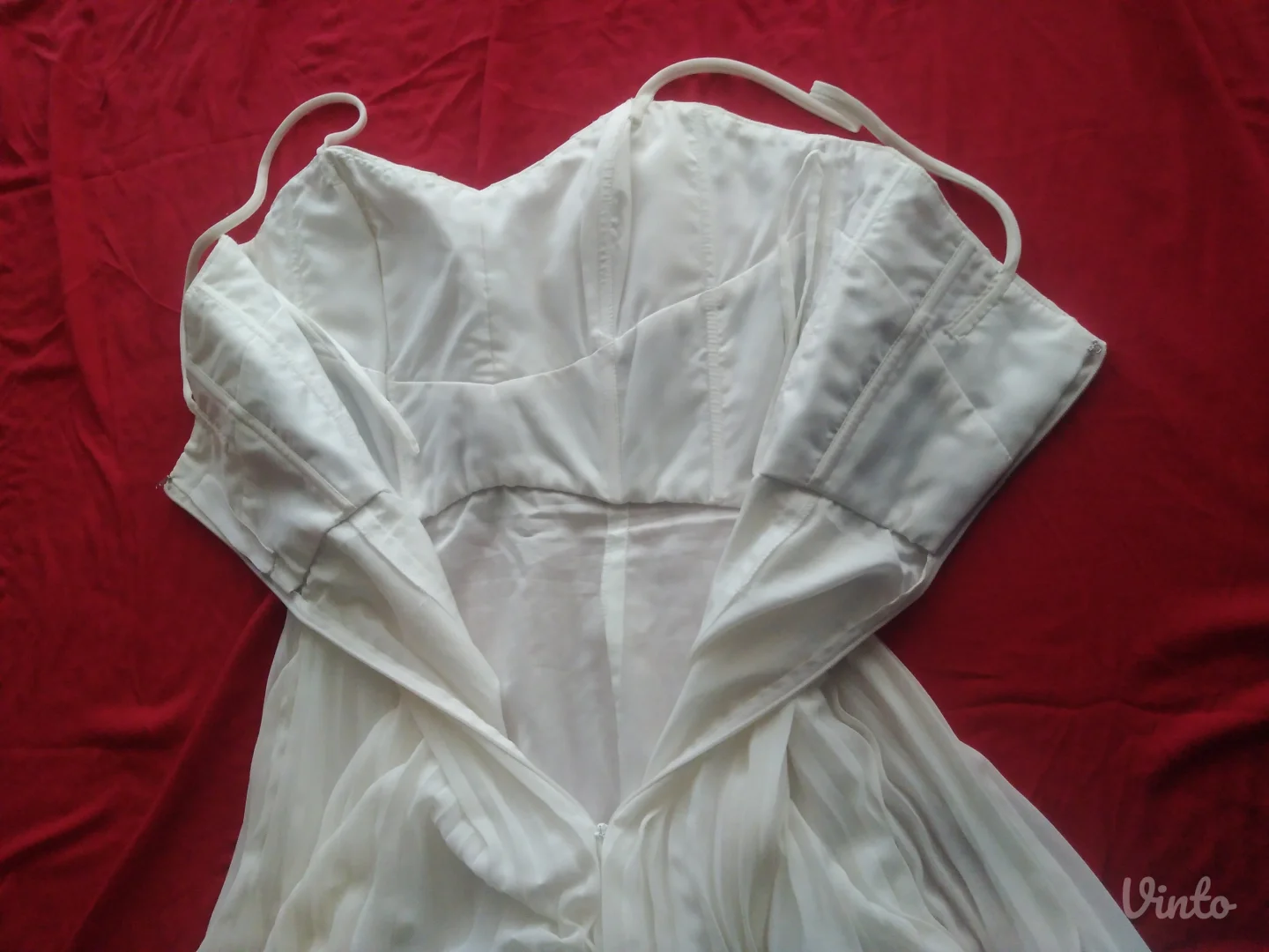 XL velicina svecana plisirana haljina