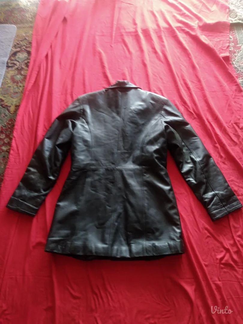 40 velicina kozna jakna-mantil