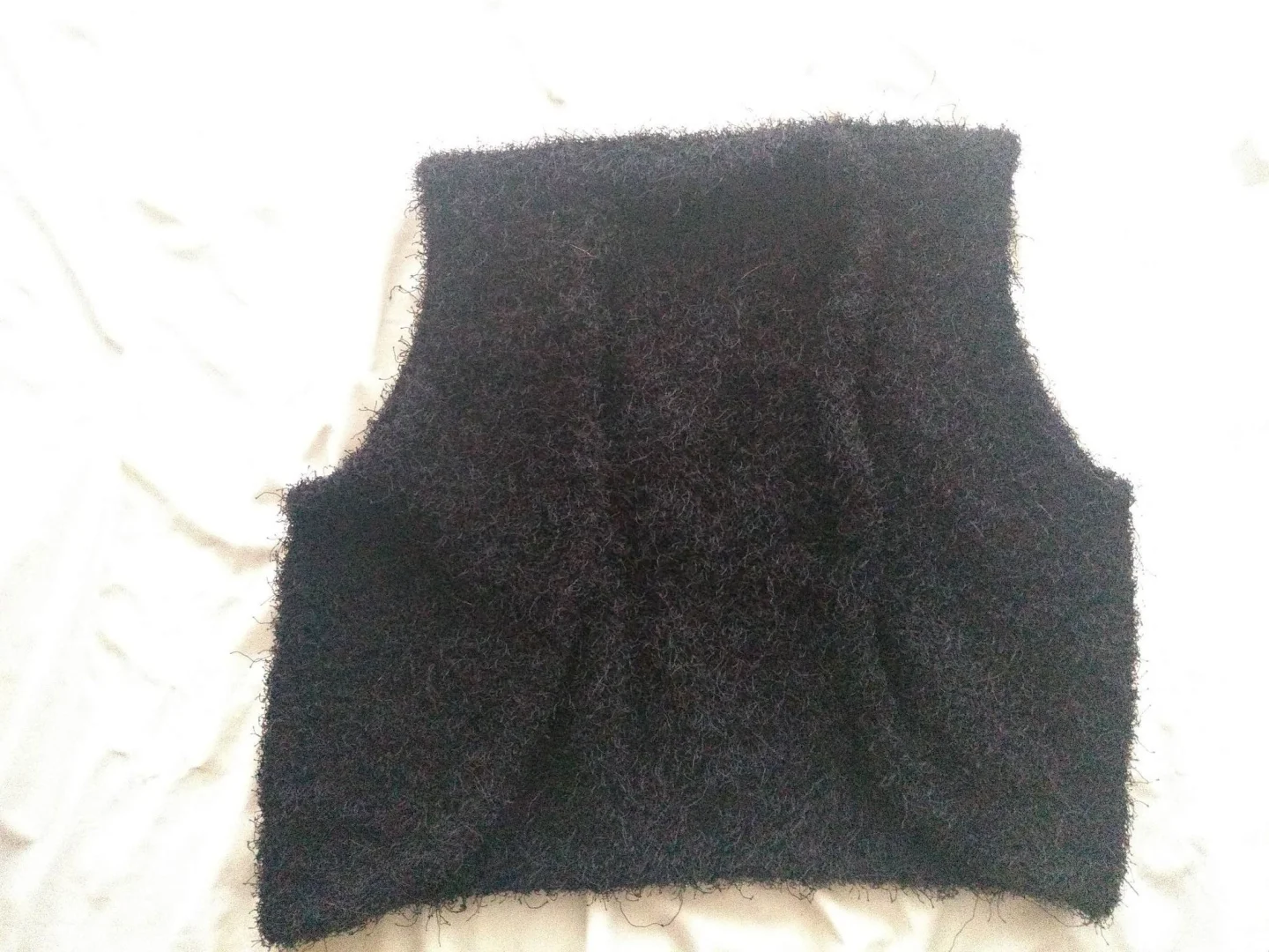 XS velicina crni kratak prsuk