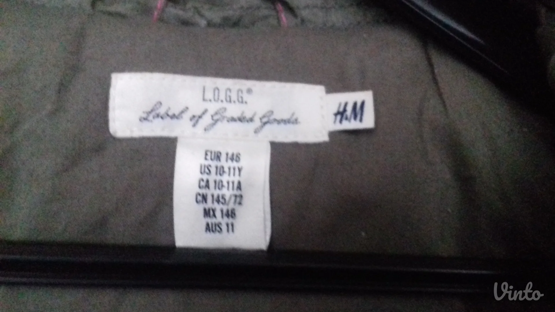 S/G velicina maslinasta jakna