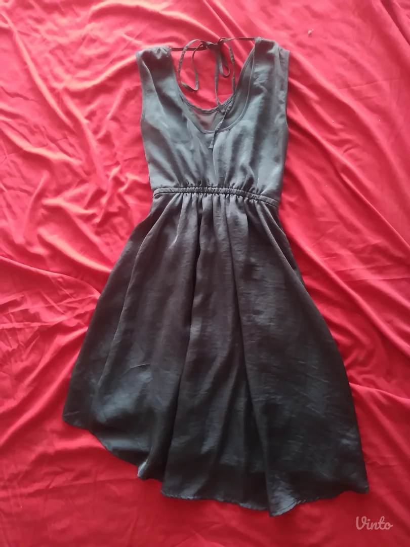 XS velicina tamno braon haljina