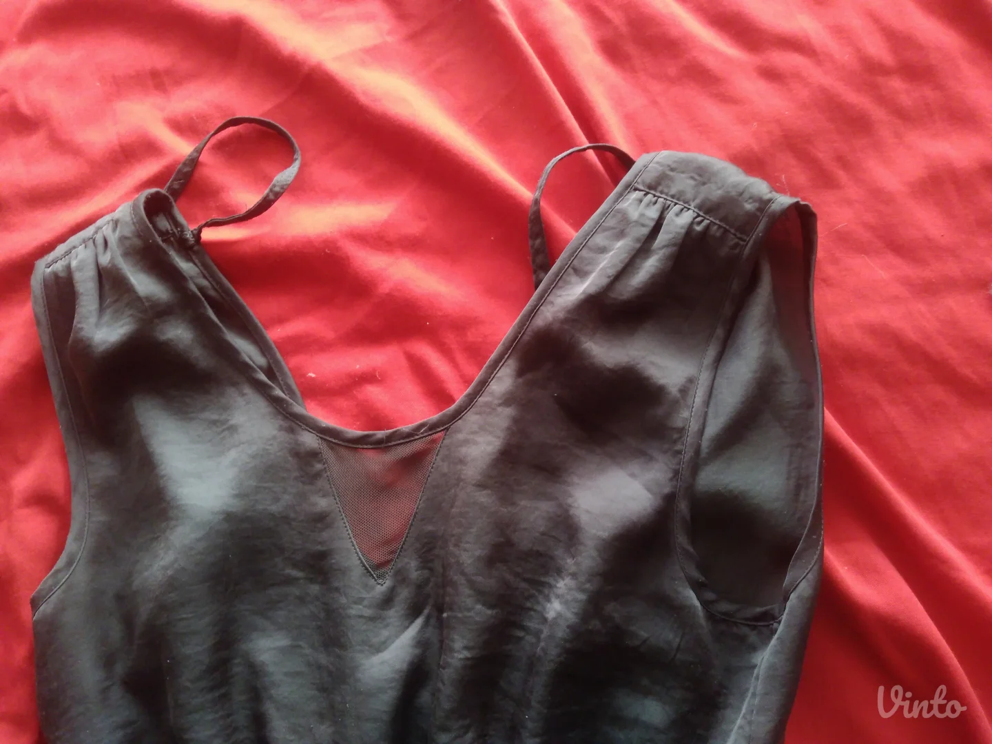 XS velicina tamno braon haljina