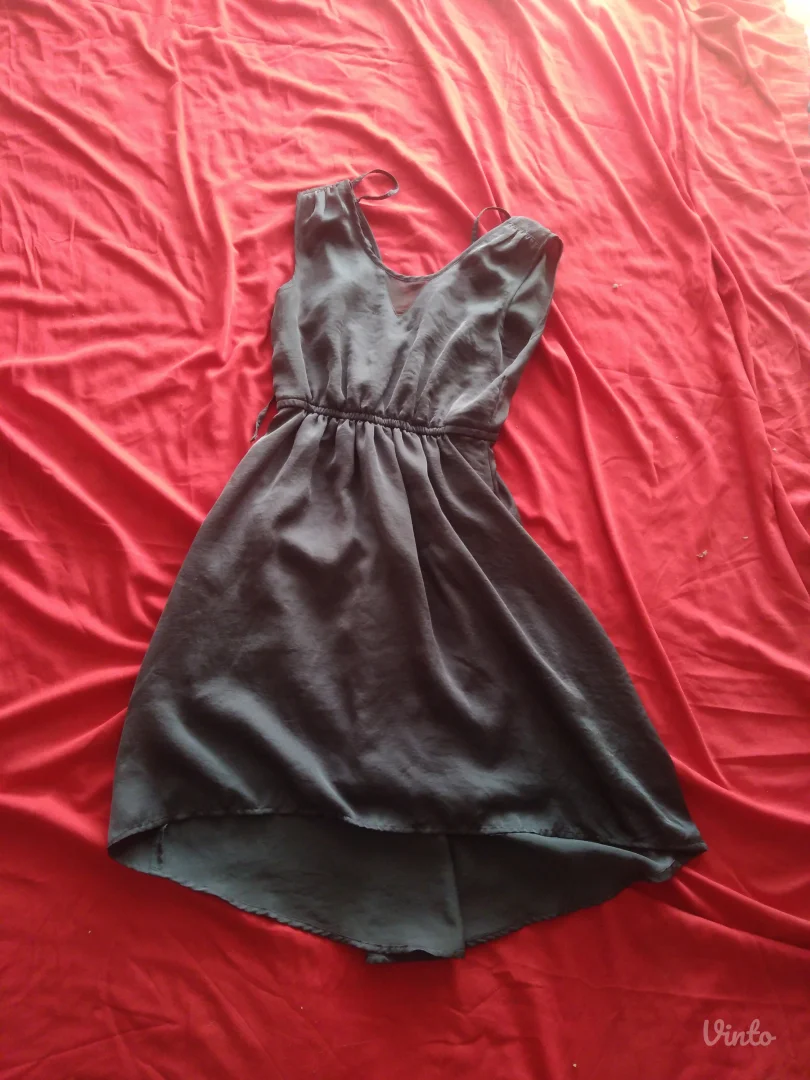 XS velicina tamno braon haljina