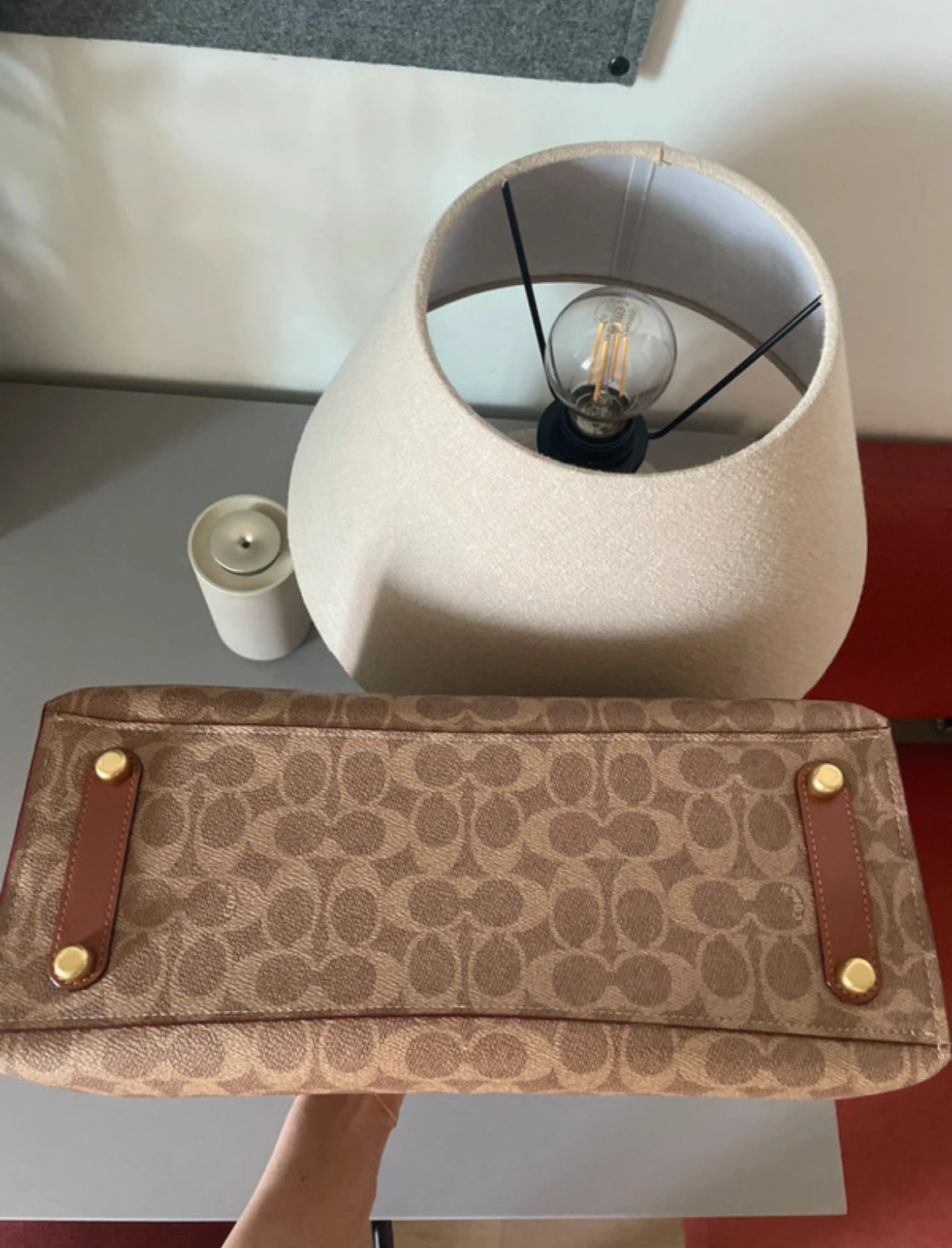 COACH WILLOW TOTE BAG IN SIGNATURE CANVAS